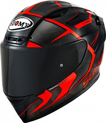 Suomy TX-Pro Advance Carbon, Integralhelm - Schwarz/Neon-Rot - L von Suomy