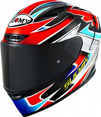 Suomy TX-Pro Flat Out Carbon, Integralhelm - Schwarz/Rot/Silber/Blau - L von Suomy