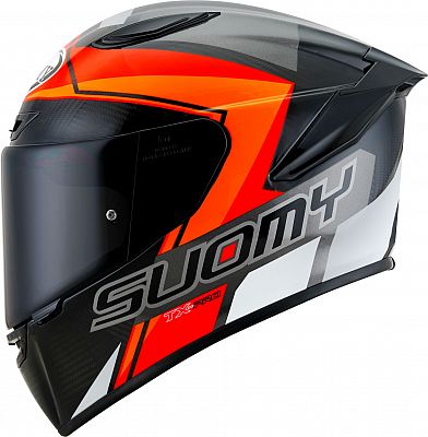 Suomy TX-Pro Glam Carbon, Integralhelm - Orange/Schwarz/Hellgrau/Weiß - L von Suomy