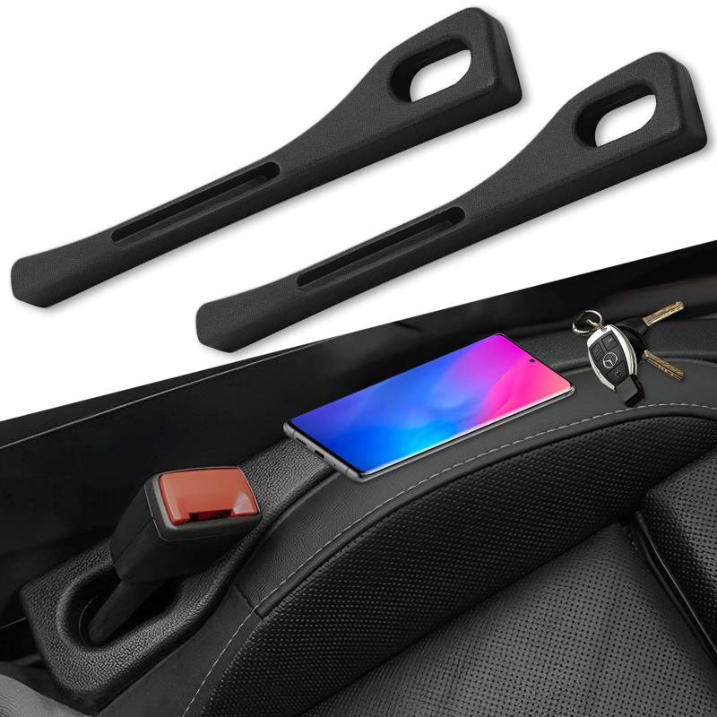 2 Stück Car Seat Gap Filler, Suto Lückenfüller, Autositz Lückenfüller, Sitzlückenfüller fürs für dfür LKW, SUV, Fahrzeuge, Autos Autositzkissen von SupRovare