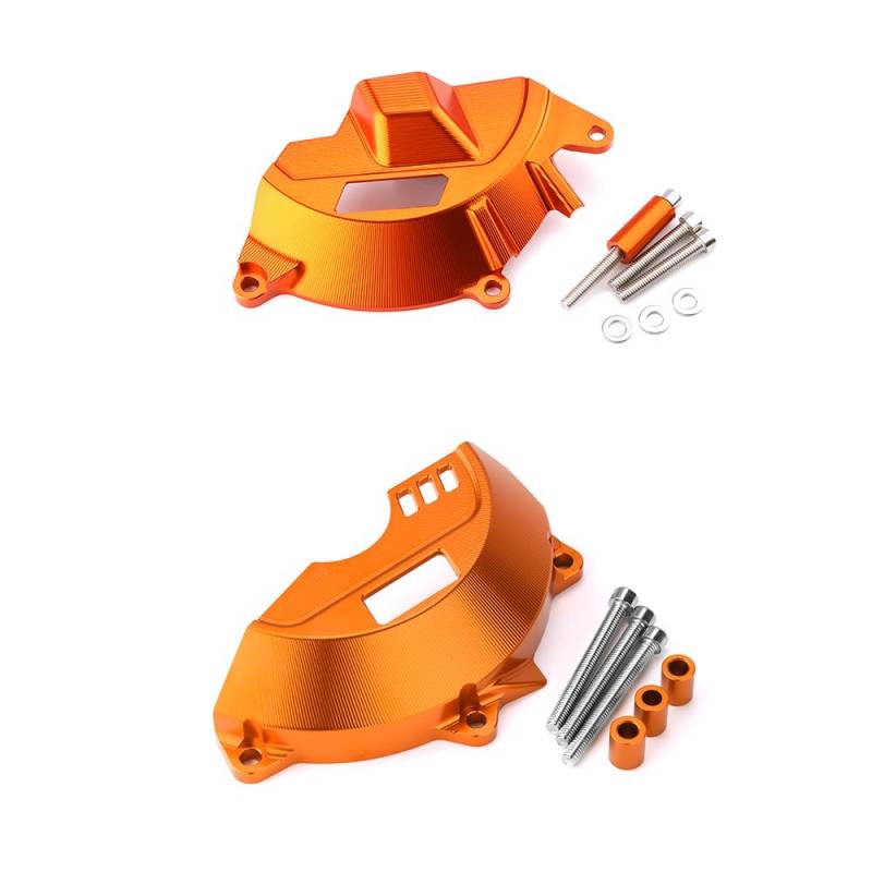 Super Modeer Kupplungsdeckel Motordeckel Kompatibel mit KTM 790 890 ADV | 790 890 duke 2018 2019 2020 2021 2022 2023 2024 Abdeckung der Lichtmaschine(ORANGE) von Super Modeer