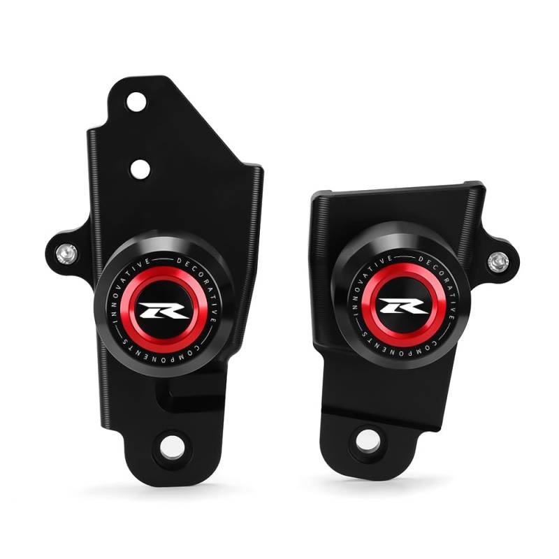 Super Modeer Motorrad Sturzpads Kompatibel mit Su.zu.ki GSX-R600 2012-2024 | GSX-R750 2012-2024 Rahmen Slider Sturzschutz gsxr 600 gsxr 750 gsx-r 750 600 zubehör (R-Rot) von Super Modeer