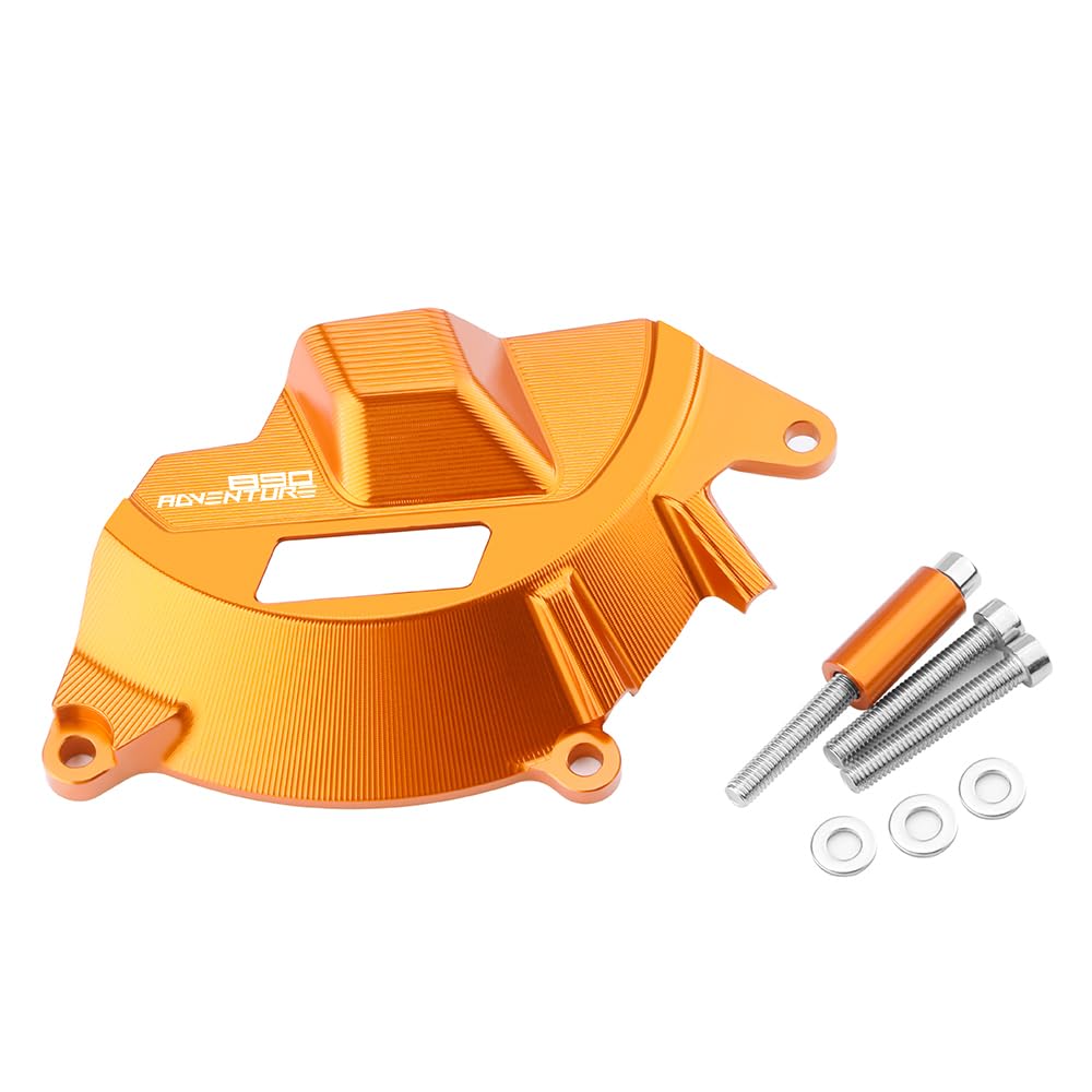 Super Modeer Motorrad Zubehör Lichtmaschinenabdeckung Motorschutzhaube Für K.T.M 790Adv 890 ADV 790 Duke 890duke 2018-2024 (890Adventure-Orange) von Super Modeer