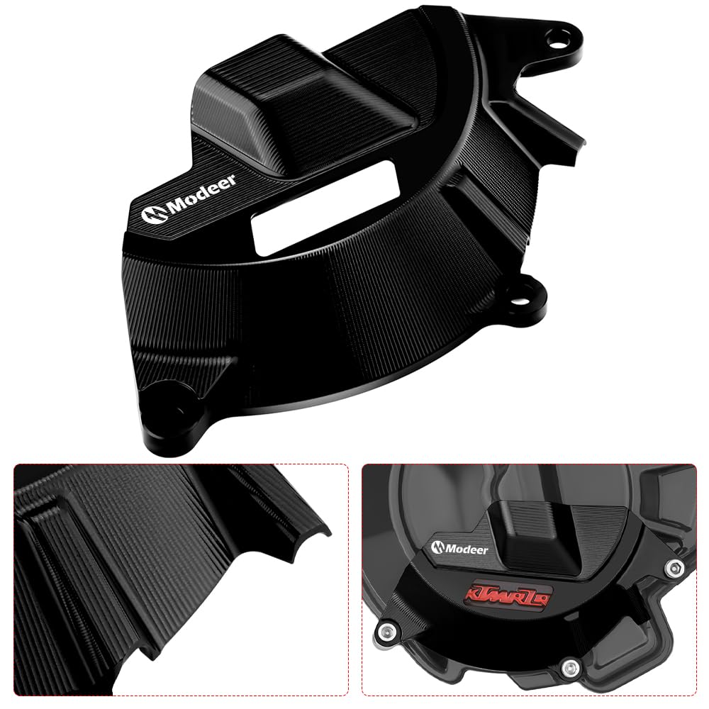 Super Modeer Motorrad Zubehör Lichtmaschinenabdeckung Motorschutzhaube Für K.T.M 790Adv 890 ADV 790 Duke 890duke 2018-2024 (Modeer-Schwarz) von Super Modeer