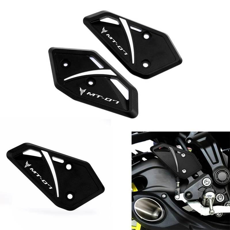 Super Vici Foot Protector Kompatibel mit YAMAHA MT07 2014-2023 2024 | XSR700 2015-2022 2023 2024 Fußstütze FootPegs YAMAHA MT 07 XSR 700 Footrest Footboard Pedal Protect Zubehör Black von Super Vici