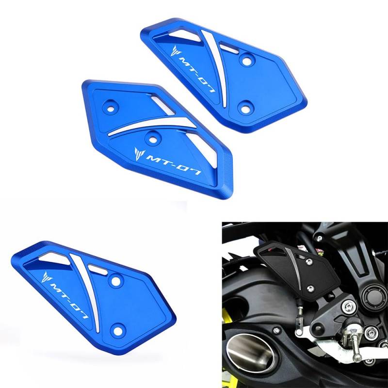 Super Vici Foot Protector Kompatibel mit YAMAHA MT07 2014-2023 2024 | XSR700 2015-2022 2023 2024 Fußstütze FootPegs YAMAHA MT 07 XSR 700 Footrest Footboard Pedal Protect Zubehör Blue von Super Vici