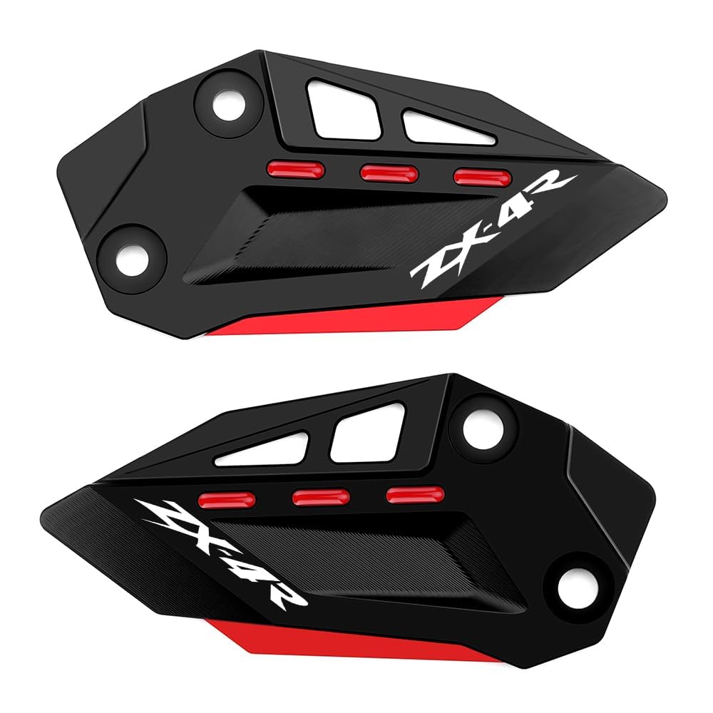 Super Vici Kompatibel mit Ninja zx4r 2023 2024 | ninja zx4rr 2022 2023 2024 Fußstütze Ninja zx4r zx4rr Pedal Zubehör(ZX4R-RED) von Super Vici