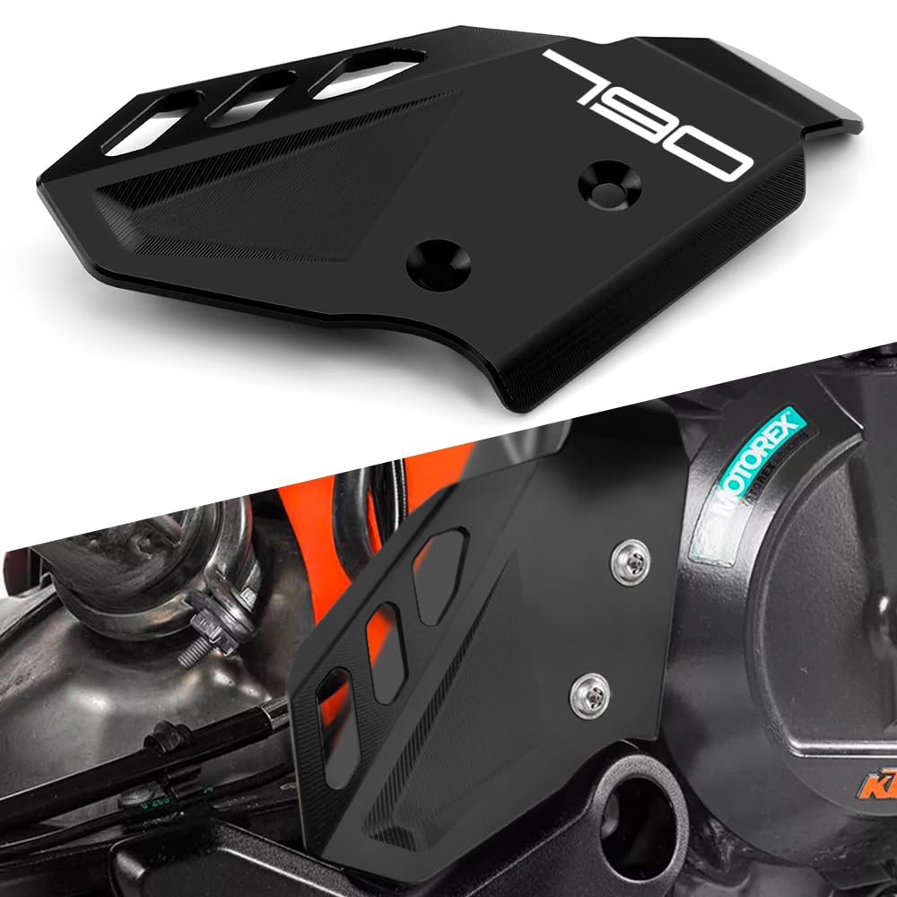 Super Vici Motorrad CNC Abdeckung des hinteren Bremszylinderschutzes Für K.T.M 790 Adventure/R 2019-2025 | 890 Adventure/R/L 2021-2023 890SMT 2023-2024 Zubehör (790-Schwarz) von Super Vici