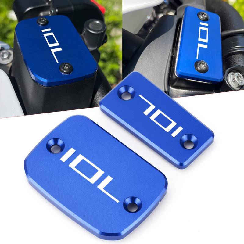 Super Vici Motorrad CNC Bremsflüssigkeit Zylinder Hauptbremsbehälterdeckel Zubehör Kompatibel mit HUSQ.VARNA 701 Supermoto 2016 2017 2018 2019 2020 2021 (Blau-2) von Super Vici