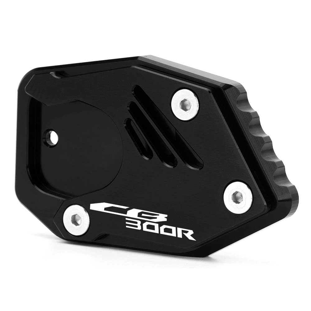 Super Vici Motorrad seitenständer Verlängerungspolster Für Hon.da CB125R 2018-2021 CB300R 2018-2020 CB400X 2019-2020 CB500F/X 2013-2022 CB650R 2019 2021 Zubehör (cb300r-schwarz) von Super Vici