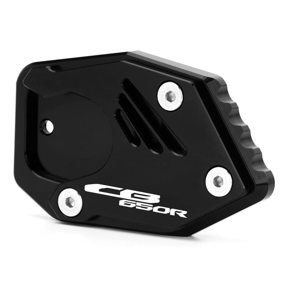 Super Vici Motorrad seitenständer Verlängerungspolster Für Hon.da CB125R 2018-2021 CB300R 2018-2020 CB400X 2019-2020 CB500F/X 2013-2022 CB650R 2019 2021 Zubehör (cb650r-schwarz) von Super Vici