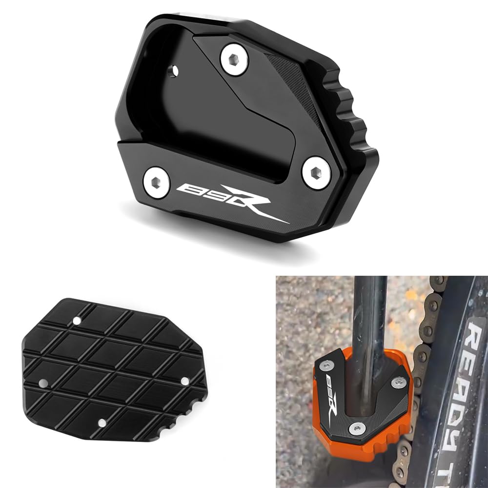 Vici Motorrad Black Seitenständer Fit For KTM 790DUKE 2018-2024 | 890 DUKE 2020-2024 | 990DUKE 2023 2024 | DUKE 790 890 990 Ständer Platte Passt Kickstand Pedale KTM DUKE Accessories von Super Vici