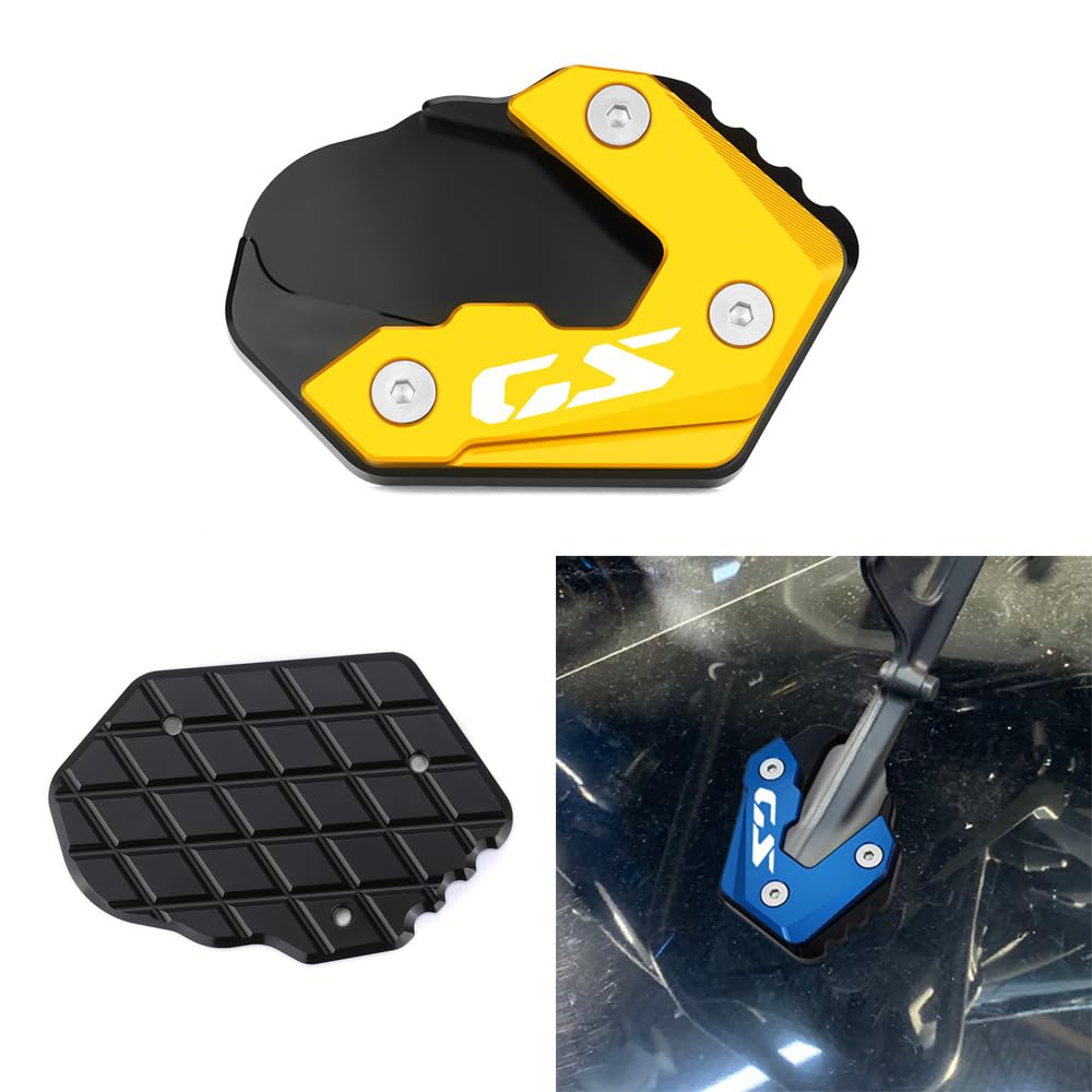 Vici Motorrad Gold Seitenständer Für BMW R1300GS Ständer Platte Passt 2024 BMW R1300 GS Kickstand Pedale R 1300 GS Accessori von Super Vici