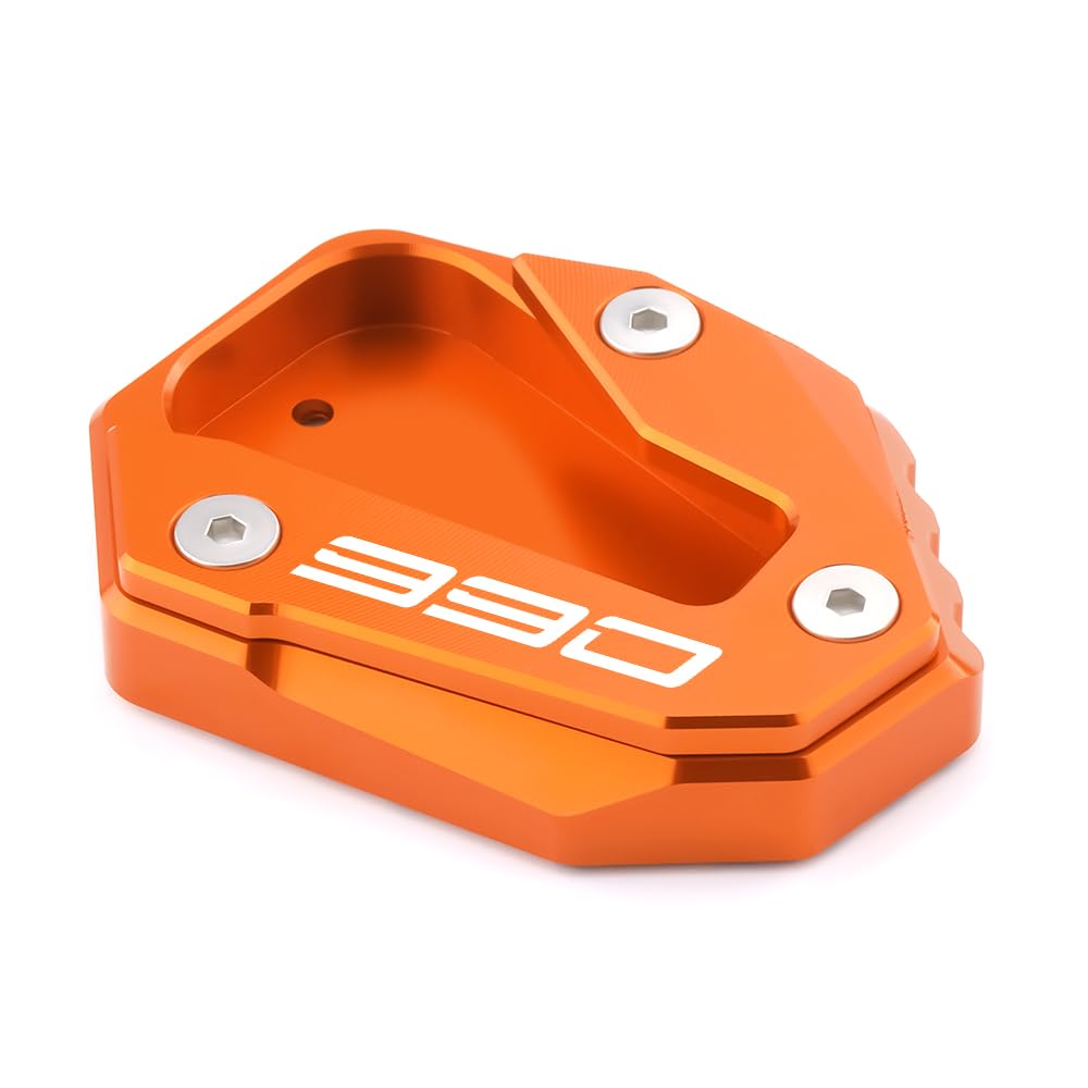 Vici Motorrad Orange Seitenständer Fit For KTM 790DUKE 2018-2024 | 890DUKE 2020-2024 | 990 DUKE 2023 2024 | DUKE 790 890 990 Ständer Platte Passt Kickstand Pedale KTM DUKE Accessories von Super Vici