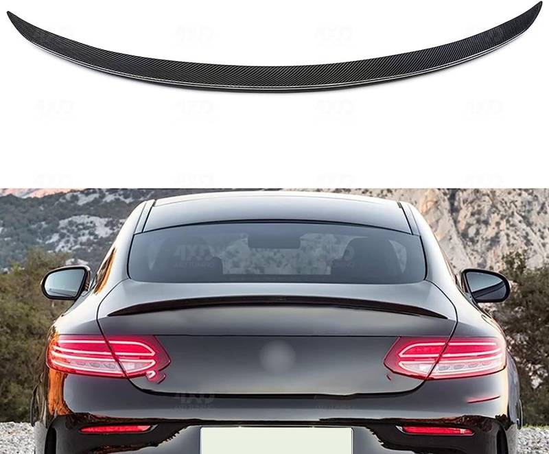 Heckklappe Dachspoiler für Mercedes-Ben C250 C43 AMG C43 Style 2015 2016 2017 2019, Heckspoiler Kofferraum Spoiler Zubehör, Fahrzeug Stabilität Schwanz Dekoration von Superaur