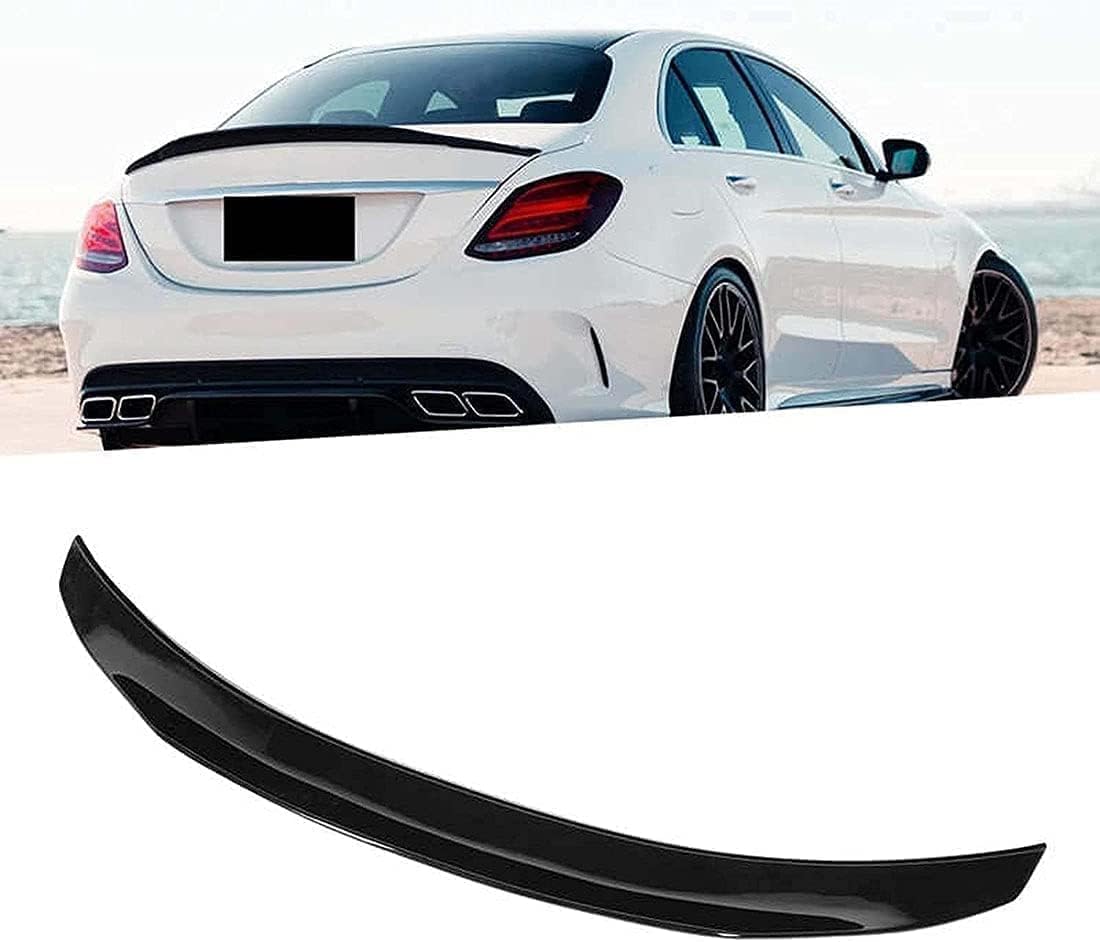 Heckklappe Dachspoiler für Mercedes Benz C Class W205 2015 2016 2017 2018 2019 2020, Heckspoiler Kofferraum Spoiler Zubehör, Fahrzeug Stabilität Schwanz Dekoration von Superaur