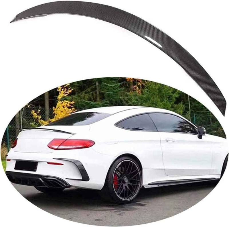 Heckklappe Dachspoiler für Mercedes Benz C Klasse W205 Limousine 2015-2019 C180 C200 C250, Heckspoiler Kofferraum Spoiler Zubehör, Fahrzeug Stabilität Schwanz Dekoration von Superaur