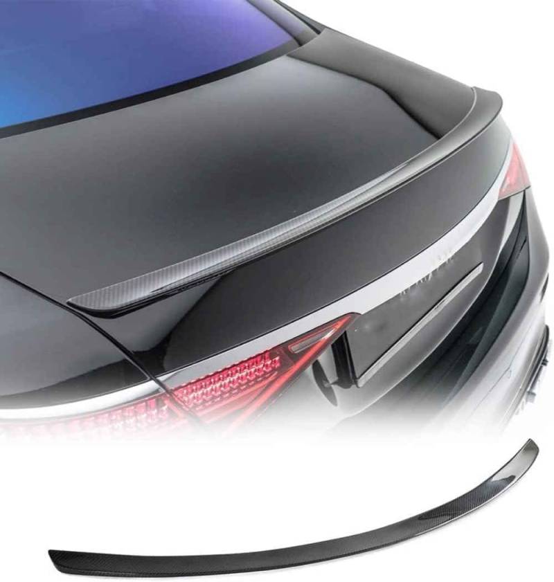 Heckklappe Dachspoiler für Mercedes-Benz S Class S500 S580 Sedan 4-Door 2021 2022, Heckspoiler Kofferraum Spoiler Zubehör, Fahrzeug Stabilität Schwanz Dekoration von Superaur