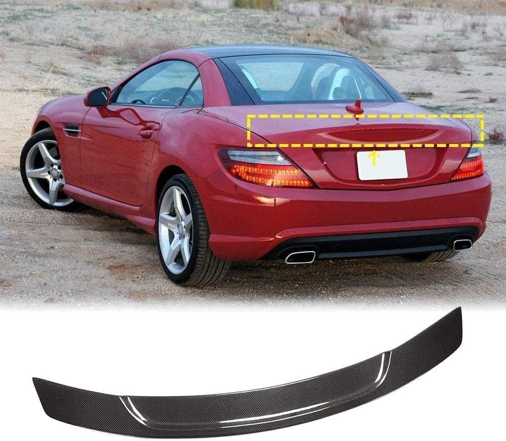 Heckklappe Dachspoiler für Mercedes Benz SLK Class SLK300 SLK350 2011 2012 2013 2014-2016, Heckspoiler Kofferraum Spoiler Zubehör, Fahrzeug Stabilität Schwanz Dekoration,normal-B-Style 2 von Superaur