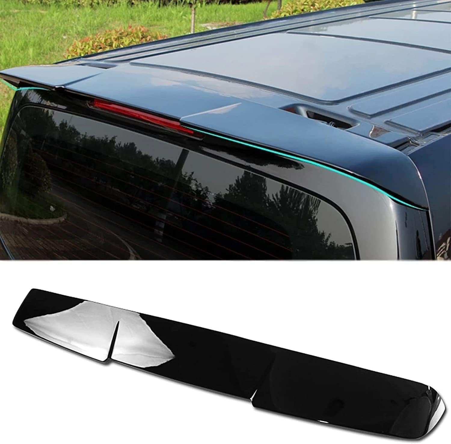 Heckklappe Dachspoiler für Mercedes Benz Vito W447 V260 2016 2017 2018 2019, Heckspoiler Kofferraum Spoiler Zubehör, Fahrzeug Stabilität Schwanz Dekoration von Superaur