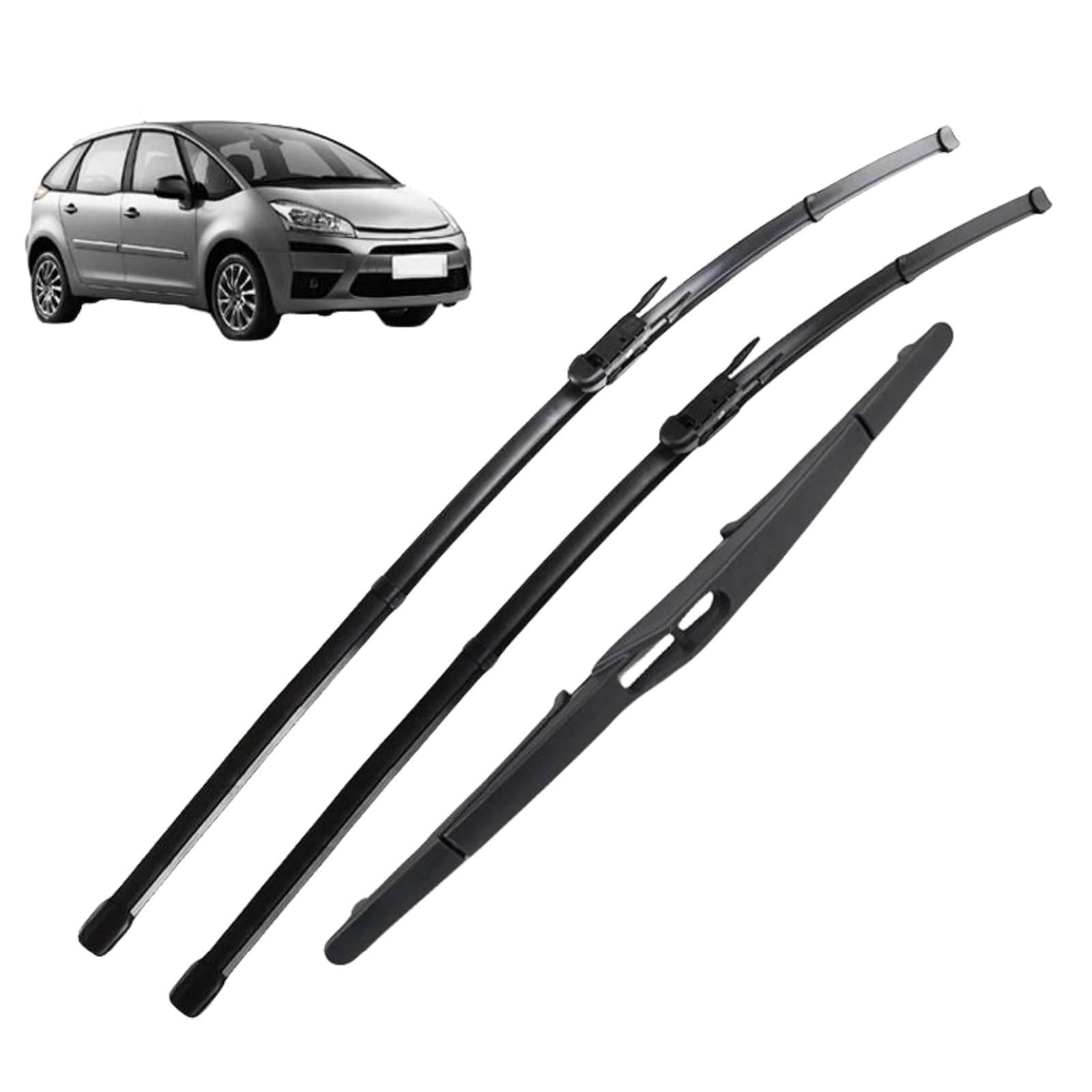 Scheibenwischer compatible für Citroen C4 MK1 Schrägheck 5-Türer 2004–2010 Zubehör für Auto Windschutzscheiben von Superaur