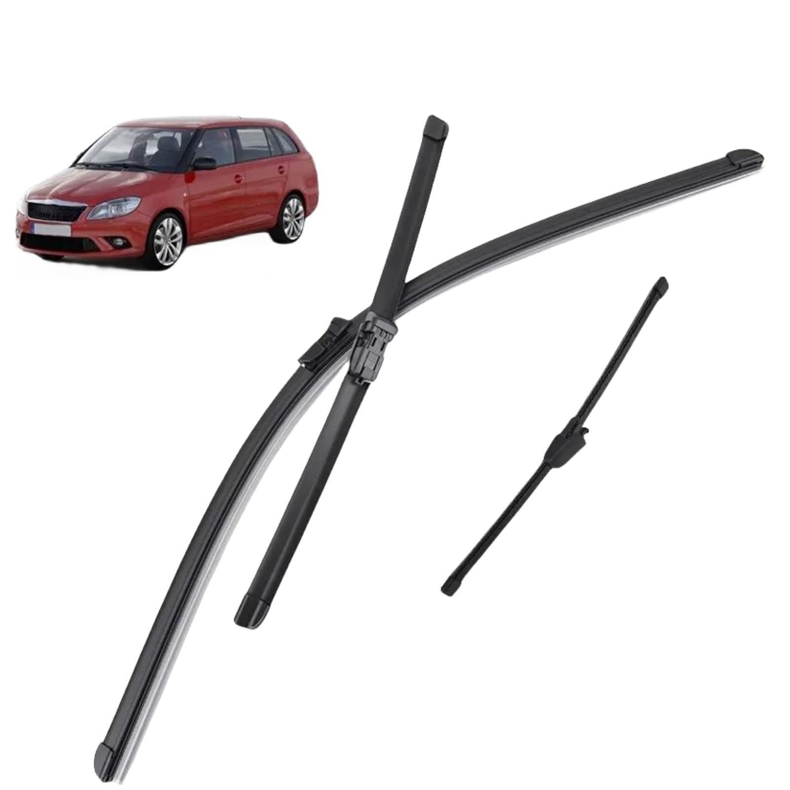 Scheibenwischer compatible für Skoda Fabia 5J Kombi 2006–2013 Zubehör für Auto Windschutzscheiben von Superaur