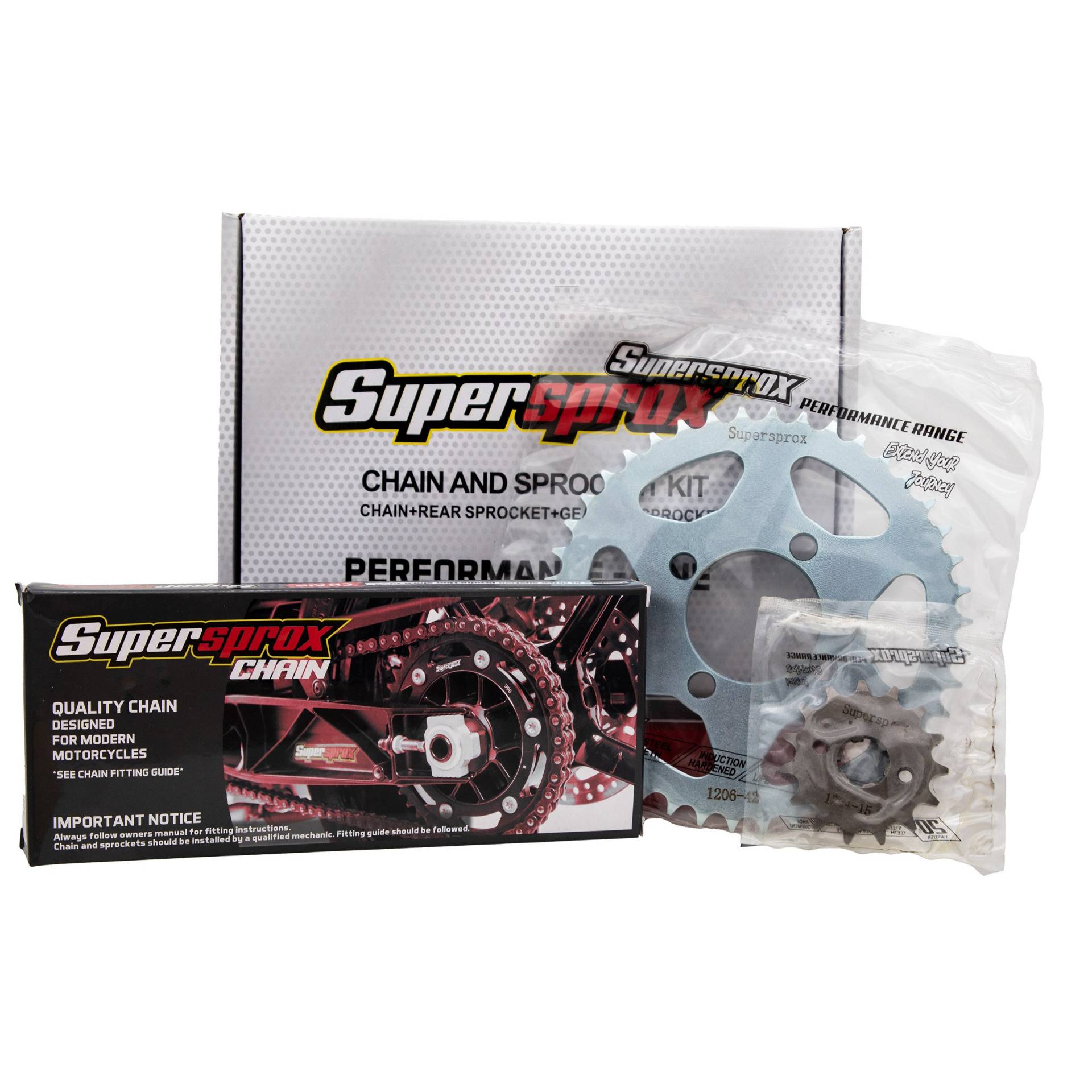 Supersprox Kettenkit Performance H428, 15/42/124 für CBR 125 R 04-10 von Supersprox