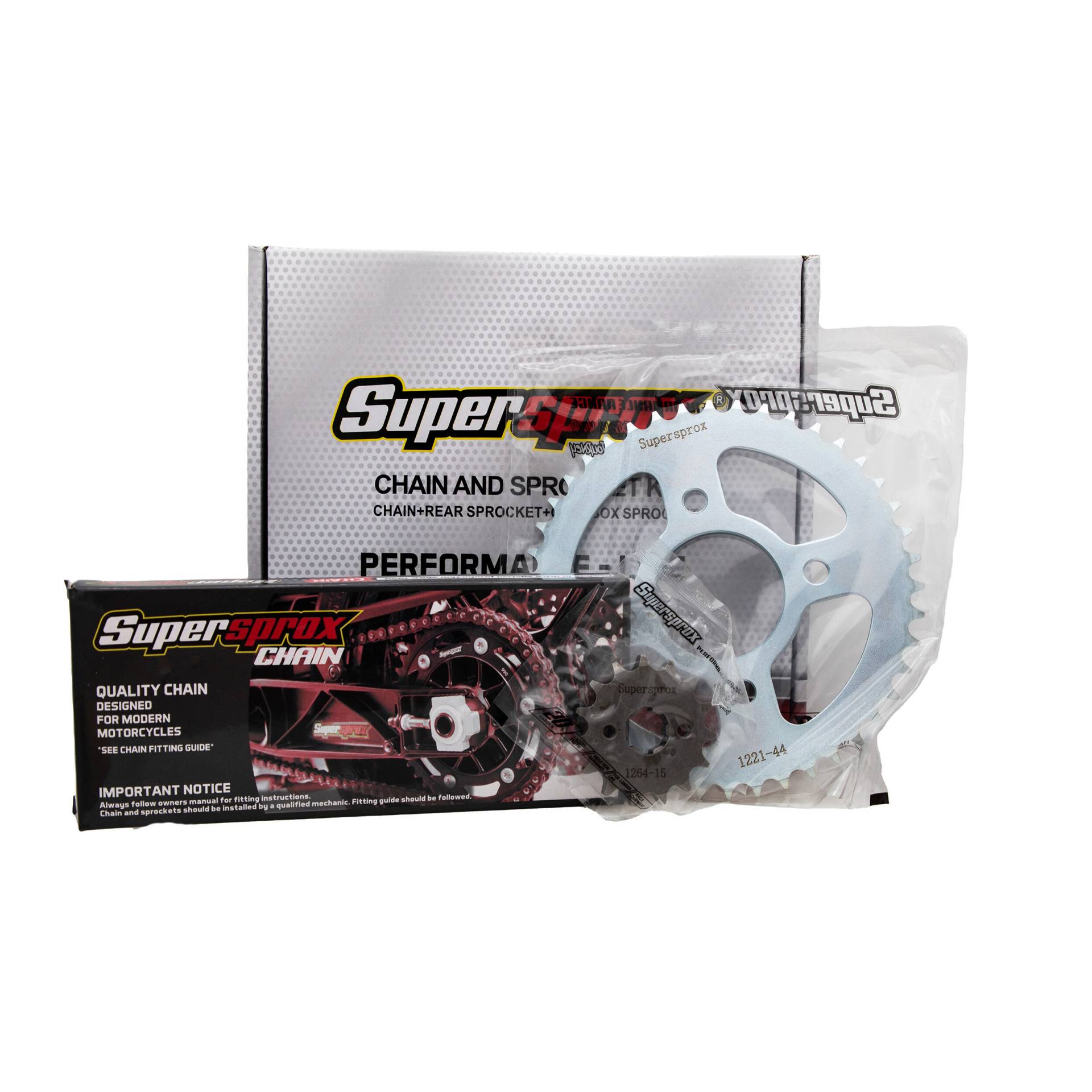 Supersprox Kettenkit Performance H428, 15/44/128 für CBR 125 R 11-16 von Supersprox