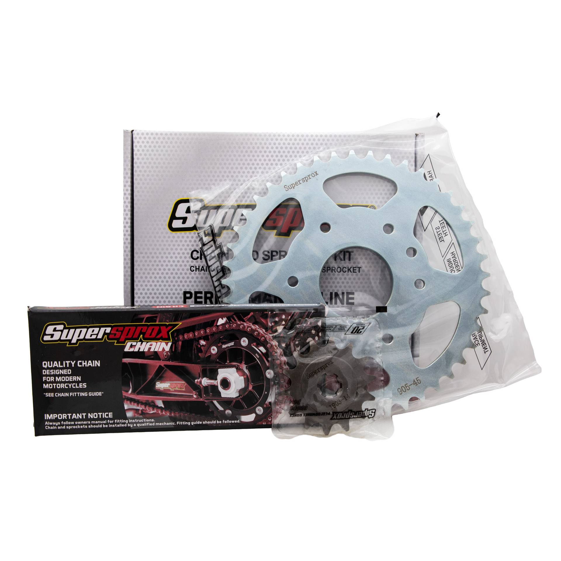 Supersprox Kettenkit Performance H520, 14/45/118 für Duke/RC 125 14-23 von Supersprox