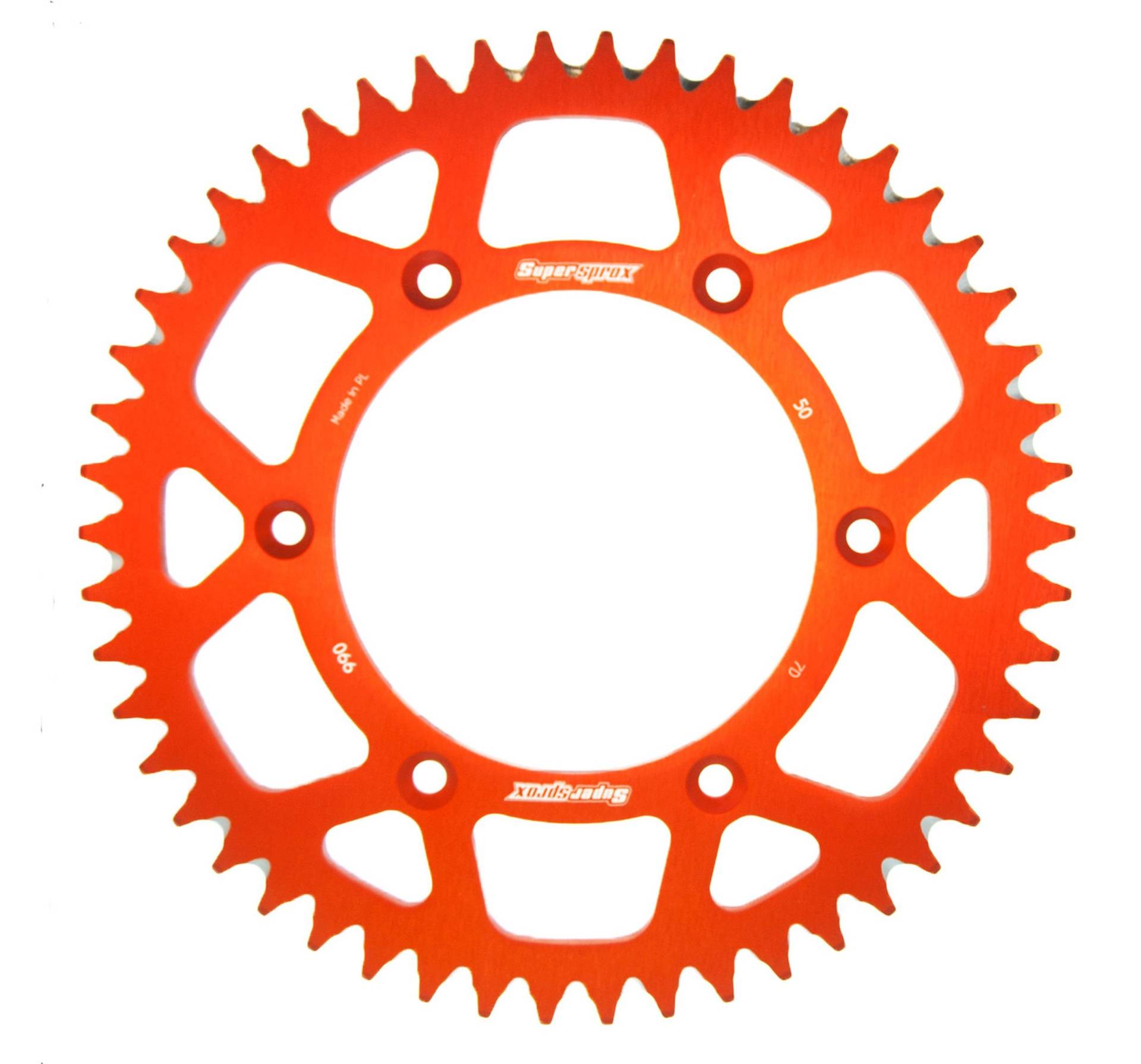 Supersprox Kettenrad orange 49 Zähne Aluminium SX/SX-F EXC/EXC-F TC/FC TE/FE 125-530 von Supersprox