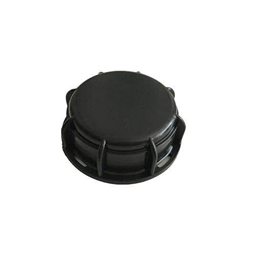 SUPERTOOL IBC Kappe Endkappe S60X6 60 mm, Tankdeckel schwarz IBC Tankadapter passend für IBC Tank (1 Stück) Standarddichtungen von Supertool