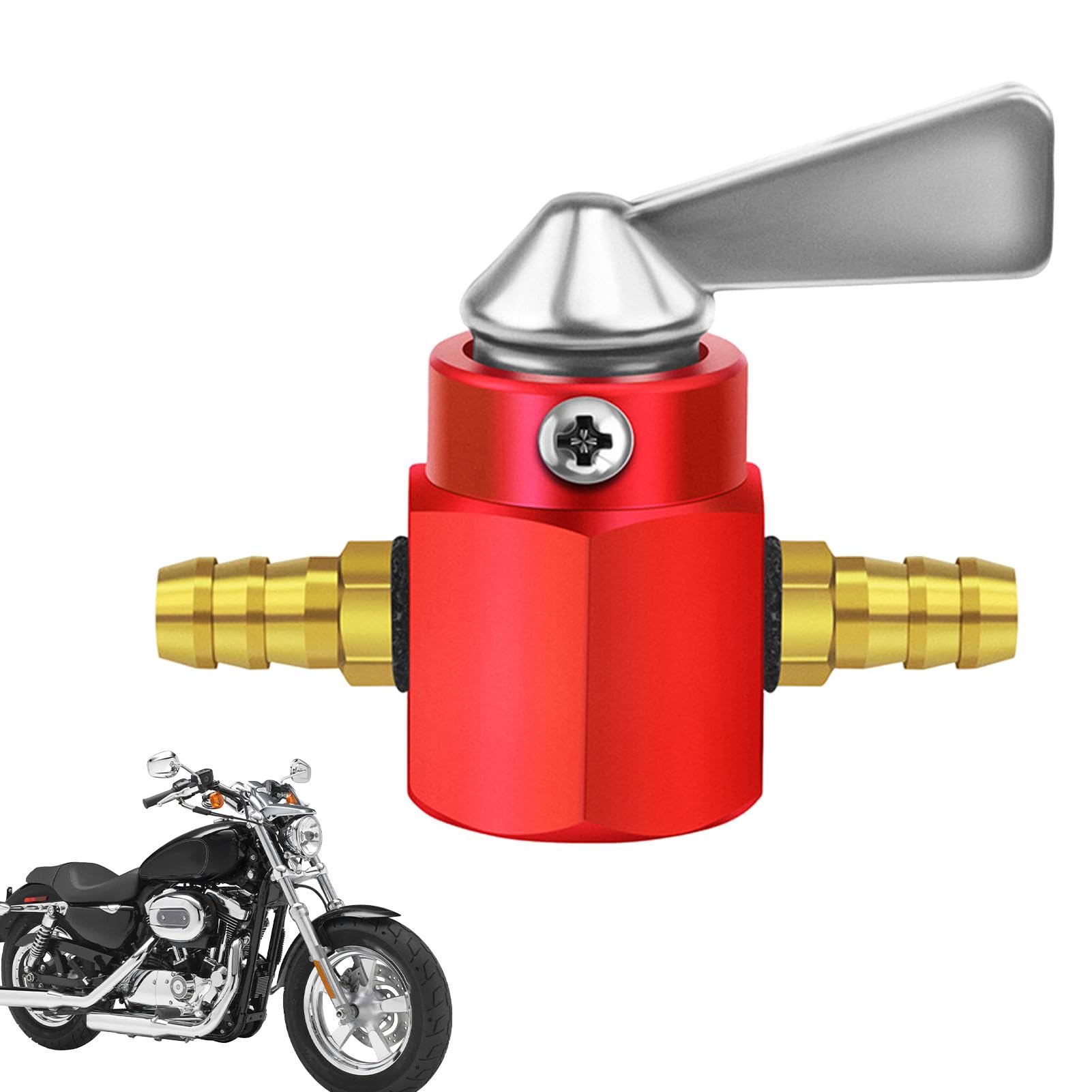 Suphyee Benzinhahn für Motorräder, Benzinhahn, Motorradventil, Motorrad-Modifikationszubehör, Benzinhahn-Ventilknopf, Motorradventil, für Motorrad von Suphyee