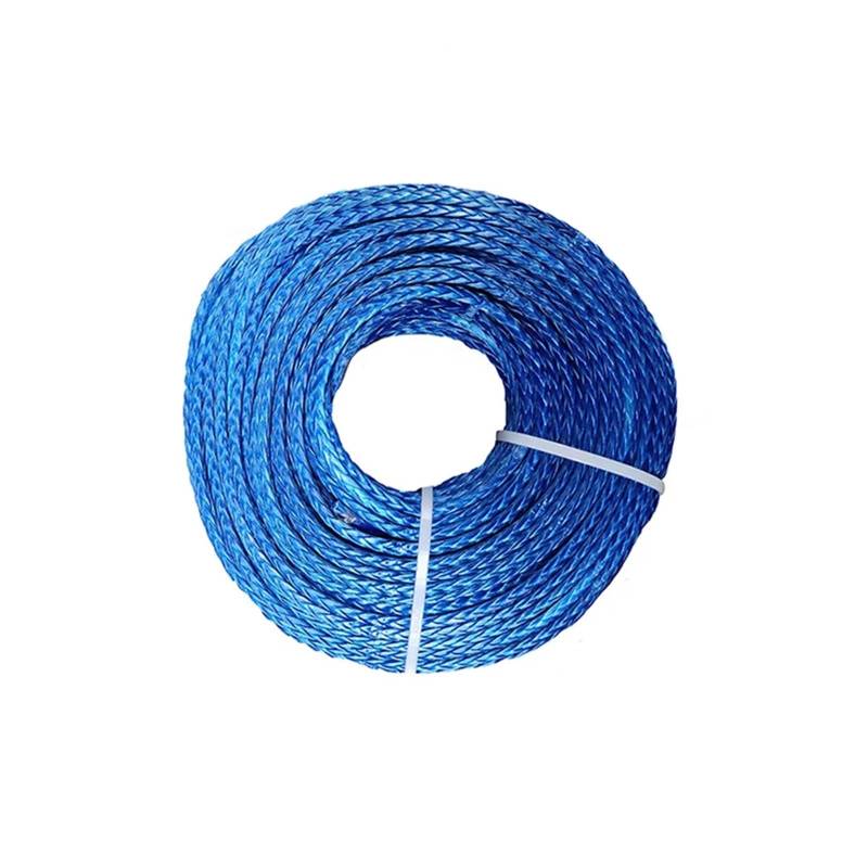 1 stück 6mm x 200m 12 Strang Synthetische ATV/UTV Winde Kabel Seil for Traktor Schlepper(Blue) von Supkancl