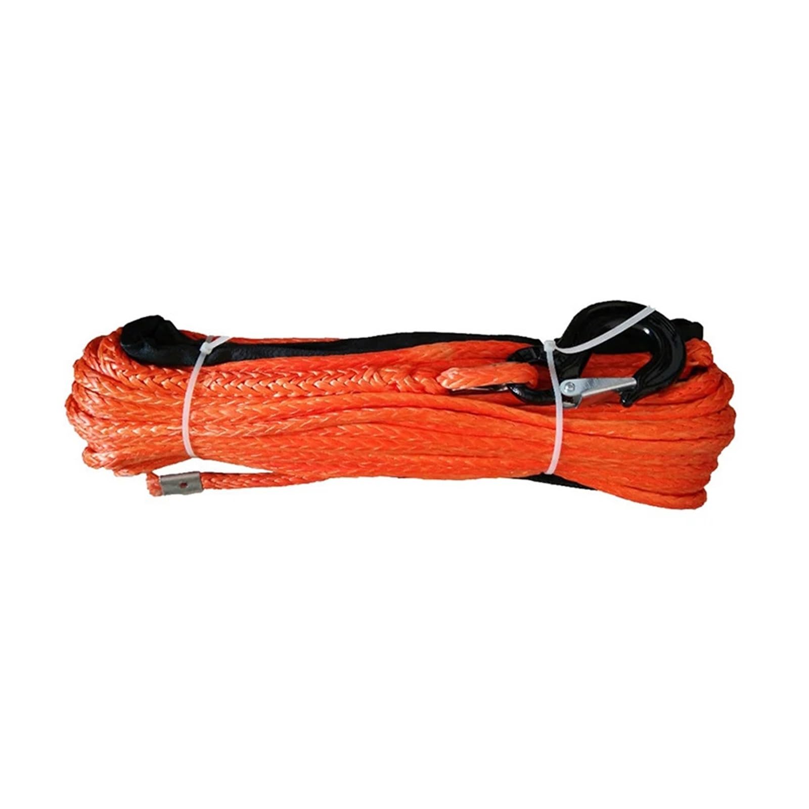 1pc 10MM X 30M Synthetische Winde Seil Mit Haken for 4WD 4X4 UTV(Orange) von Supkancl