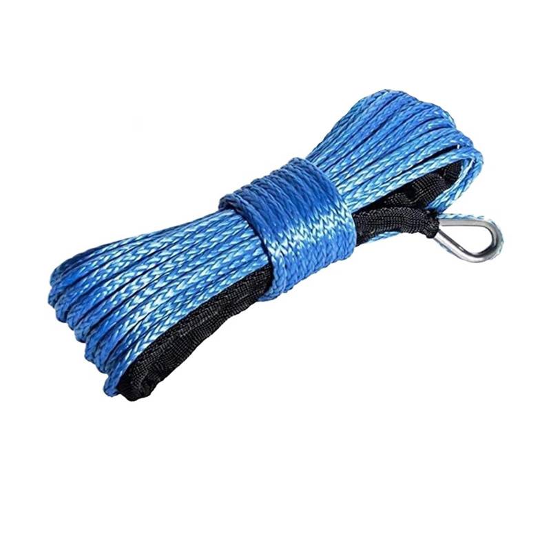 1pc 6mm x 12m Notfall Synthetische Winde Seil for 4X4 ATV Lkw Zubehör(Blue) von Supkancl