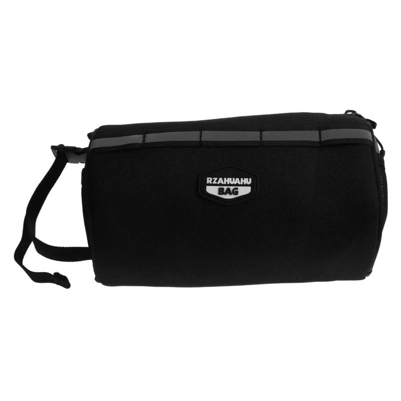 Supvox 1 Satz Frontstrahlpaket Fronttasche Für Motorräder Rollertaschen Lenker Fahrrad Fronttasche Mountainbike-Tasche Fahrradtaschen -seitenrahmentasche Polyester Black von Supvox