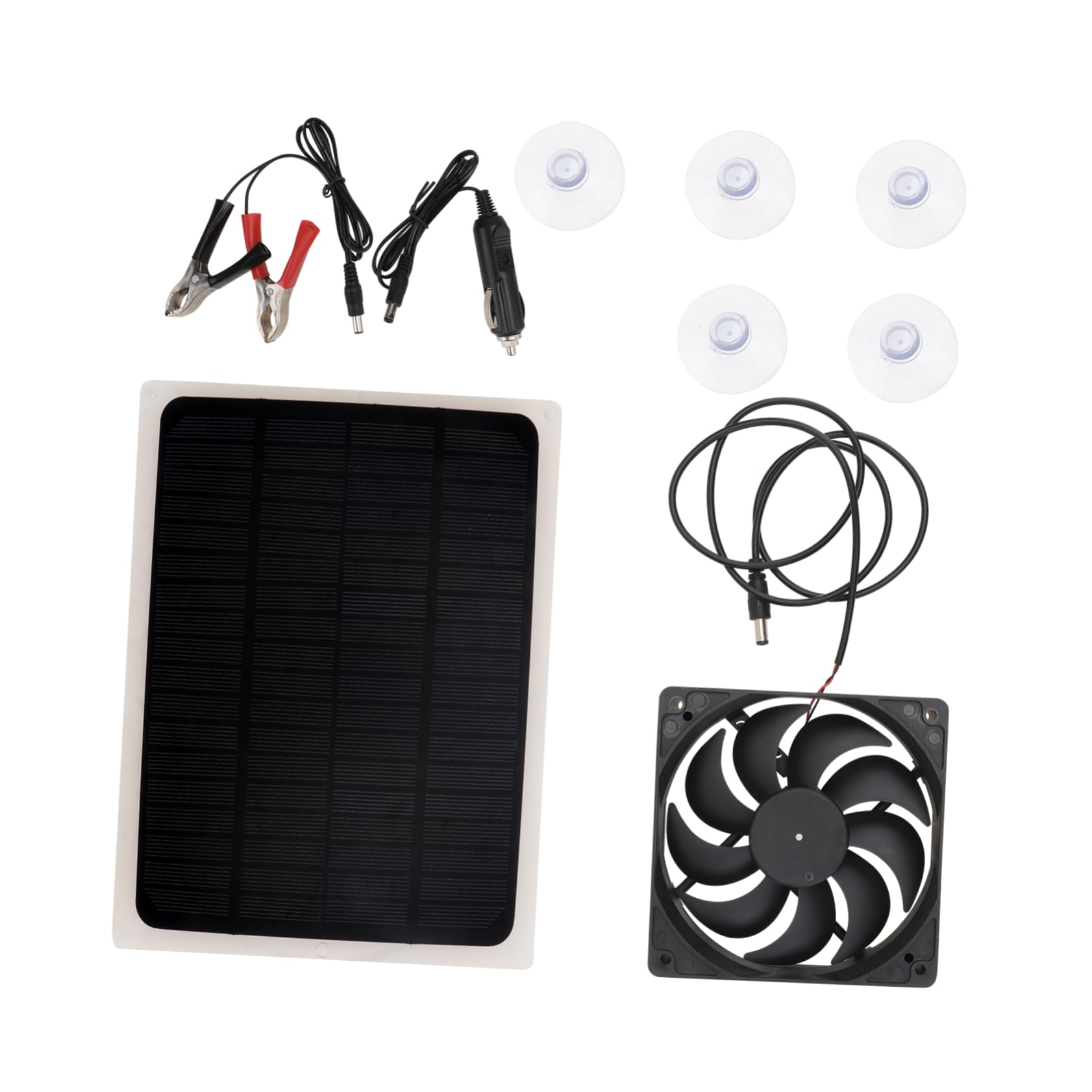 Supvox 1 Satz Solarplatten sonnensystem طاقه شمسيه solarzelle solarlüfter solar solarakku Ladegeräte für den Außenbereich Solarpanel und Komponenten Black von Supvox