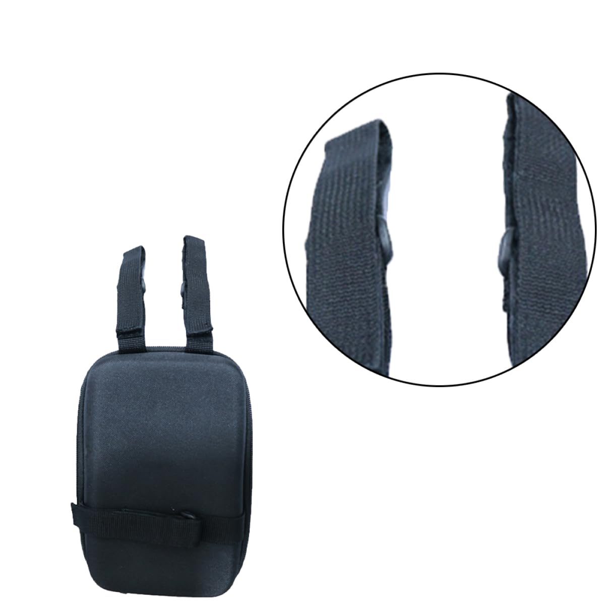 Supvox 1 Stück Packung Fahrrad Satteltasche Craft-Fahrrad-Geldbörse Fahrrad Aufbewahrungstasche Fahrrad telefonhalter Fahrradsitz Oberrohr Fahrradtasche Schultertasche Lenkertasche Black von Supvox