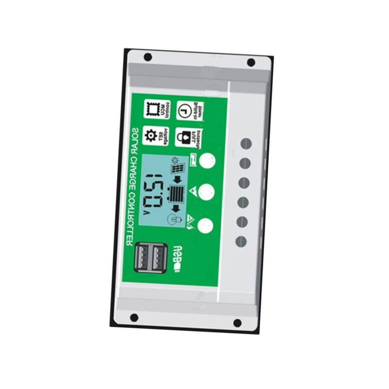 Supvox 12V 10A Solar Controller Mit LCD Anzeige Und Dual USB Anschlüssen Solarpanel Regler Für Effizientes Laden Von Batterien Geeignet Für Verschiedene Solarzellenanwendungen von Supvox