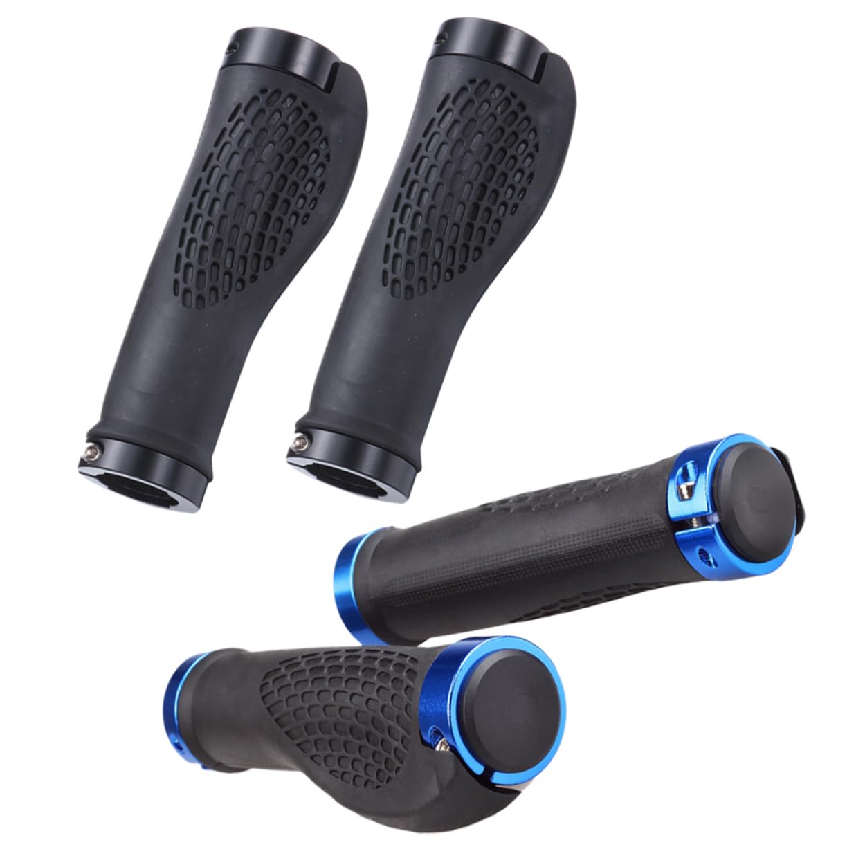 Supvox Ergonomische Fahrrad Lenkergriffe Rutschfeste Griffabdeckung Für Mountainbike Und Rennrad + Skid Proof Grips Cover Für Optimalen Halt von Supvox