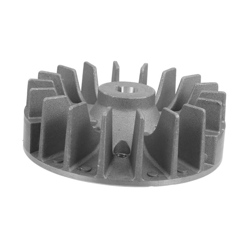 Supvox Magnetisches Schwungrad für Freischneider Rasenmäher Motor Schwungrad Magnetisches Schwungrad für Gartenschneider Ersatzschwungrad Schwungrad des Rasenmähers Stahl Silver von Supvox