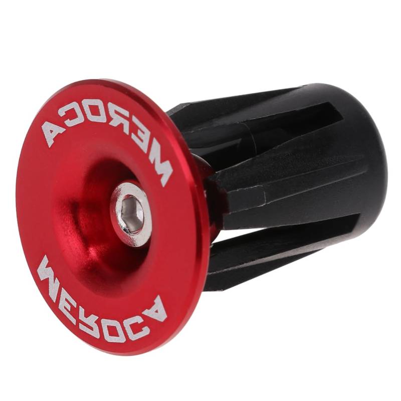 Supvox Mountainbike Lenkerstopfen M4X34mm Für 22 24mm Griffdurchmesser Rote Endkappen Für Fahrradlenker Langlebig Und Leicht Ideal Für BMX Und Rennrad Zubehör von Supvox