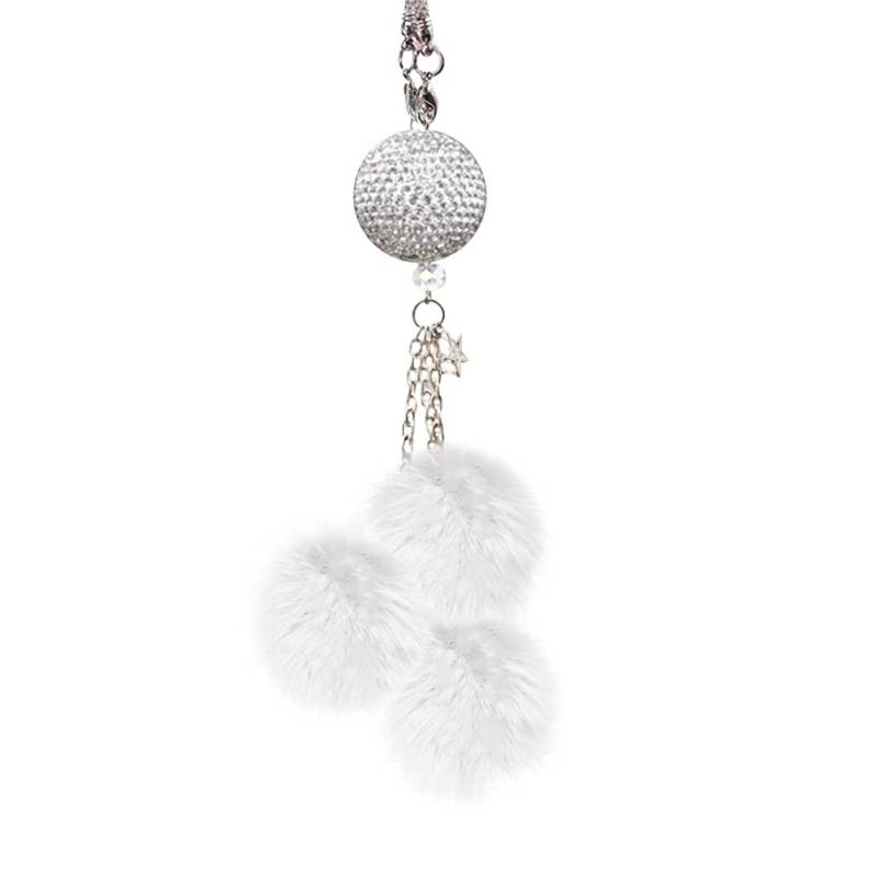 Surakey Kristall Auto Anhänger Deko Innen Bling Strass Rückspiegel Dekoration Hanging Ornament, Auto Rückspiegel Hängen, Sonnenfänger Auto Inneneinrichtung, Auto Spiegel Zubehör Für Frauen Männer von Surakey