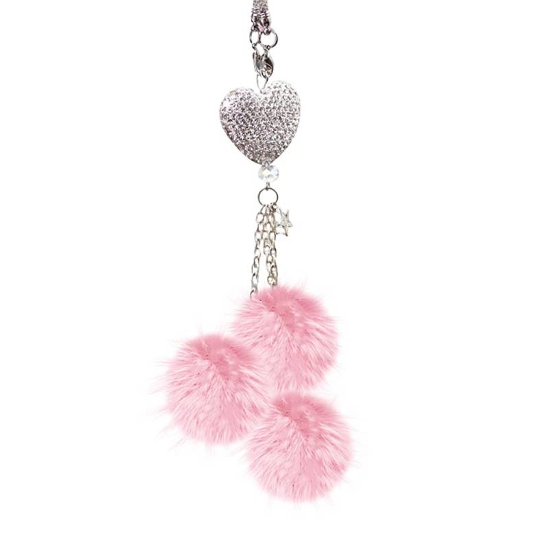 Surakey Kristall Auto Anhänger Deko Innen Bling Strass Rückspiegel Dekoration Hanging Ornament, Auto Rückspiegel Hängen, Sonnenfänger Auto Inneneinrichtung, Auto Spiegel Zubehör Für Frauen Männer von Surakey