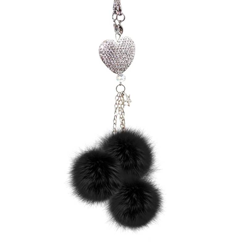 Surakey Kristall Auto Anhänger Deko Innen Bling Strass Rückspiegel Dekoration Hanging Ornament, Auto Rückspiegel Hängen, Sonnenfänger Auto Inneneinrichtung, Auto Spiegel Zubehör Für Frauen Männer von Surakey