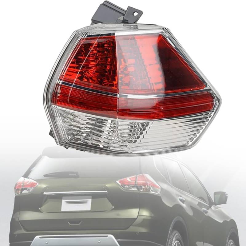 SureMaker Rückleuchte compatible für Nissan X Trail 2014 2015 2016 Robuste Rückleuchte, Bremsleuchte für Autos, langlebigem Design,normal-D-Right Outer von SureMaker