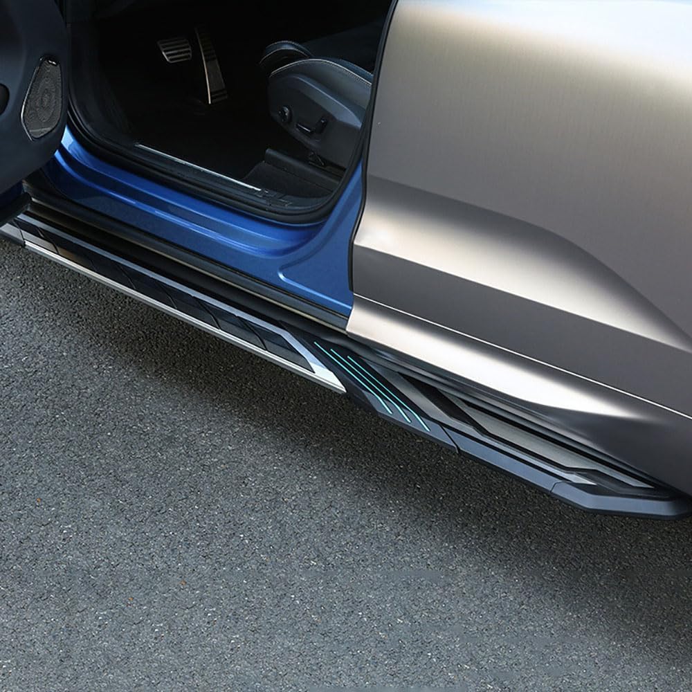 2-teiliges Set Auto-Trittbretter für Peugeot 5008 2017- Seitenschweller und Seitenleisten, Auto-Seitenschweller, kompatibel mit Außenzubehör von SureRekS