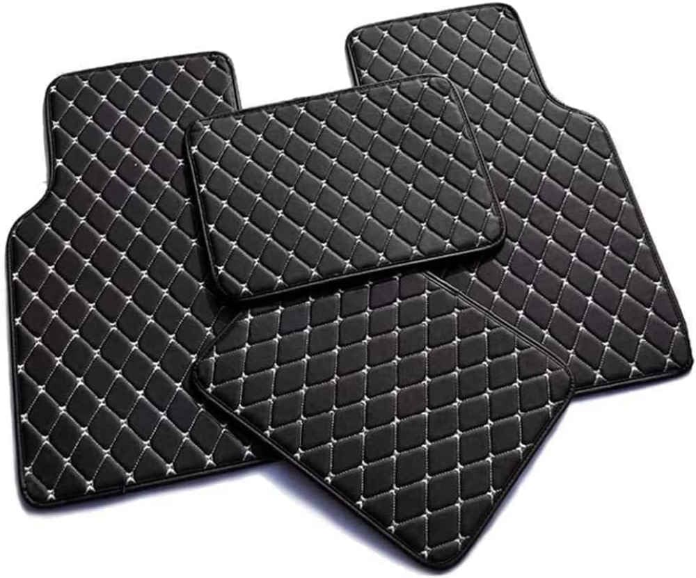 Auto-Fußmatten für Infiniti Q60 Coupe 2013-2015 Leicht zu reinigen, schmutzabweisend und staubdicht,normal-B/Black-beige von SureRekS