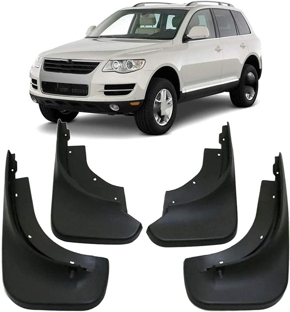 Auto-Kotflügel für VW Touareg 2003-2010, Schmutzfänger für vorne und hinten, Spritzschutz, Autozubehör von SureRekS