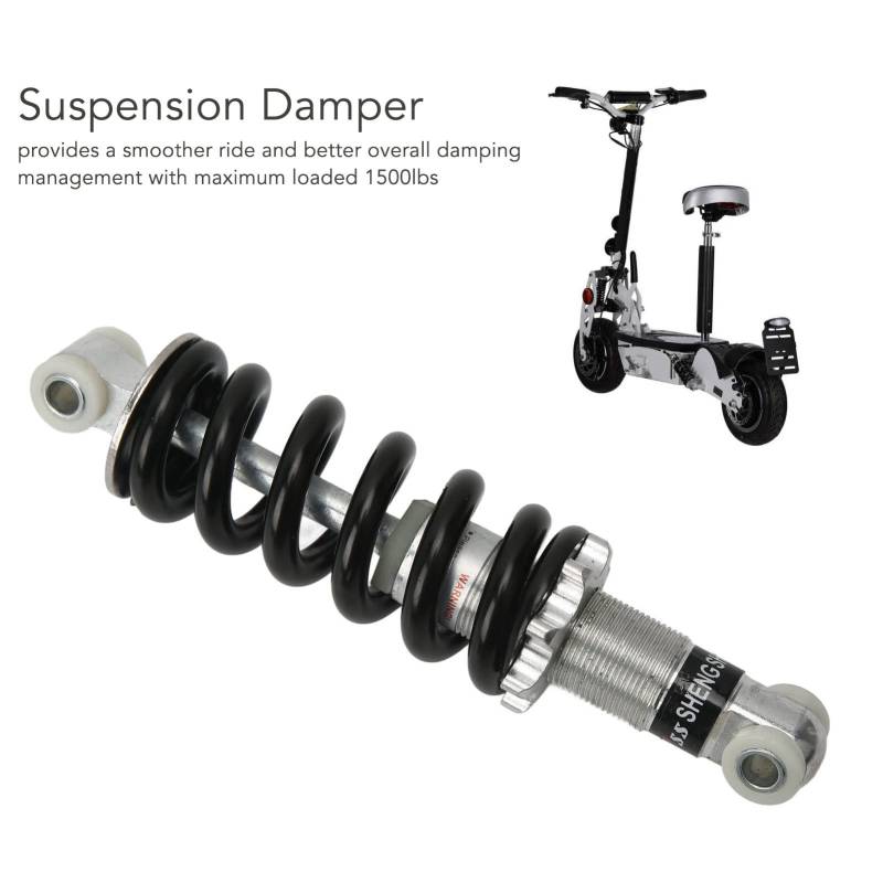 SUSTVITA OUTLAST HAUSPENTION DAMPER für ATV, 1 Paar 180 mm einstellbarer Motorrad -Stoßdämpfer, 1500 lbs Suspensionsdämpferzubehör für Elektrofahrrad und Roller von SustVita